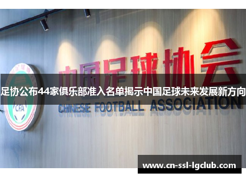 足协公布44家俱乐部准入名单揭示中国足球未来发展新方向